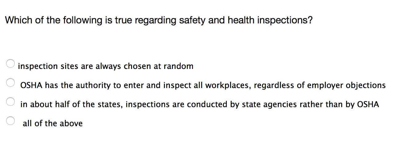 Exploring Facts About Safety And Health Inspections